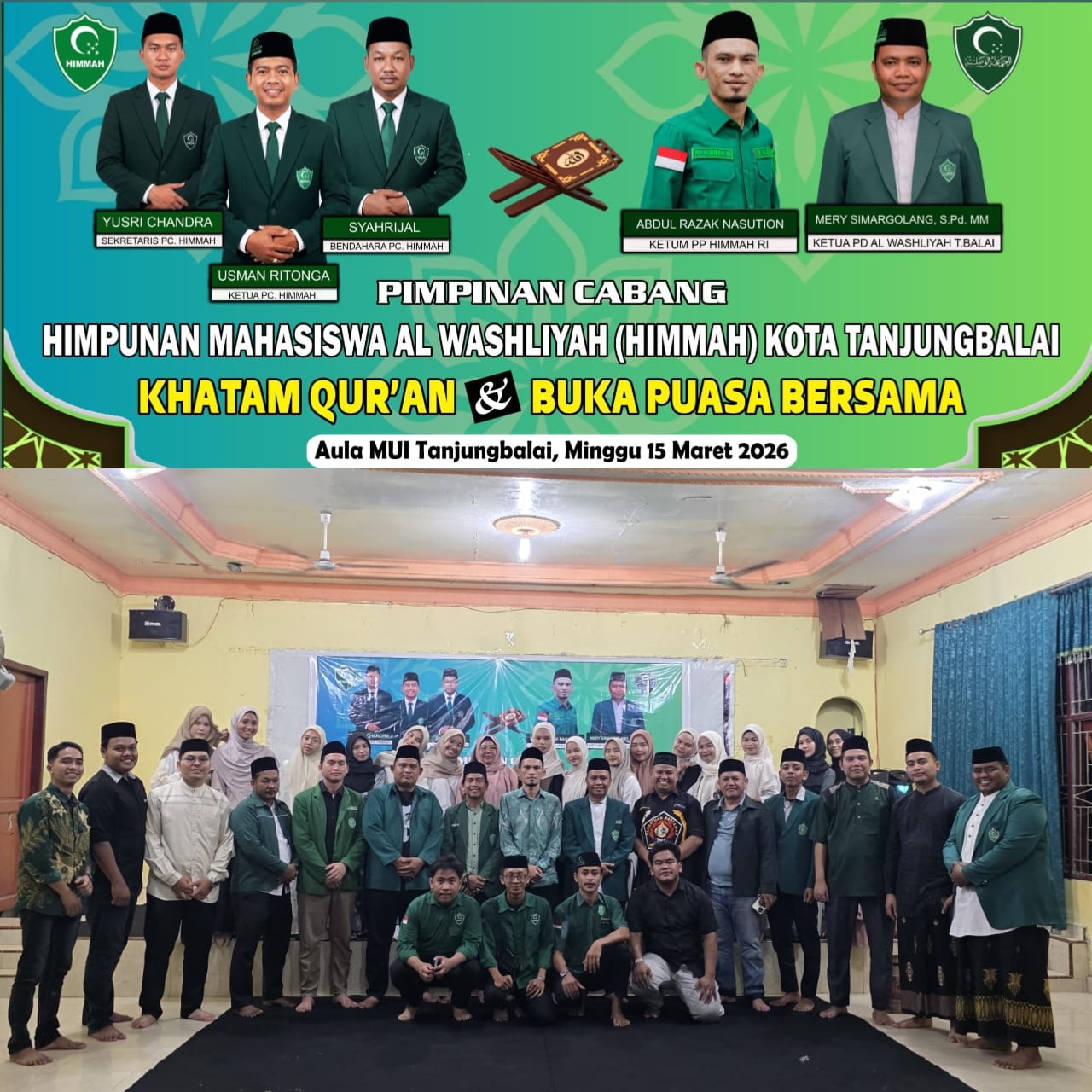 Hadiri Bukber HIMMAH Tanjungbalai, Razak Nasution: Kita Harus Berguna bagi Agama dan Bangsa