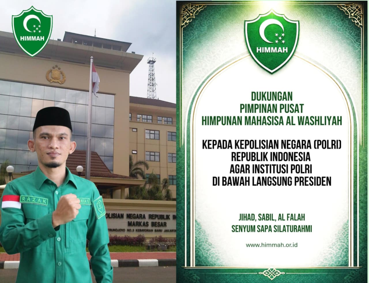 PP HIMMAH Berikan Dukungan Resmi, Polri Harus Tetap di Bawah Presiden