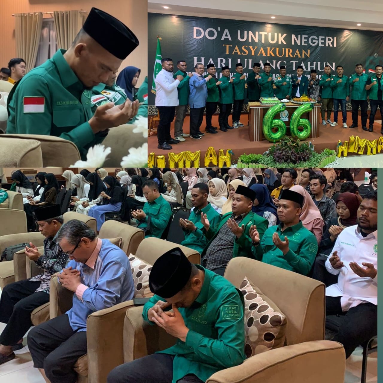 MALAM PUNCAK HUT KE-66: PP HIMMAH GELAR ACARA DOA UNTUK NEGERI
